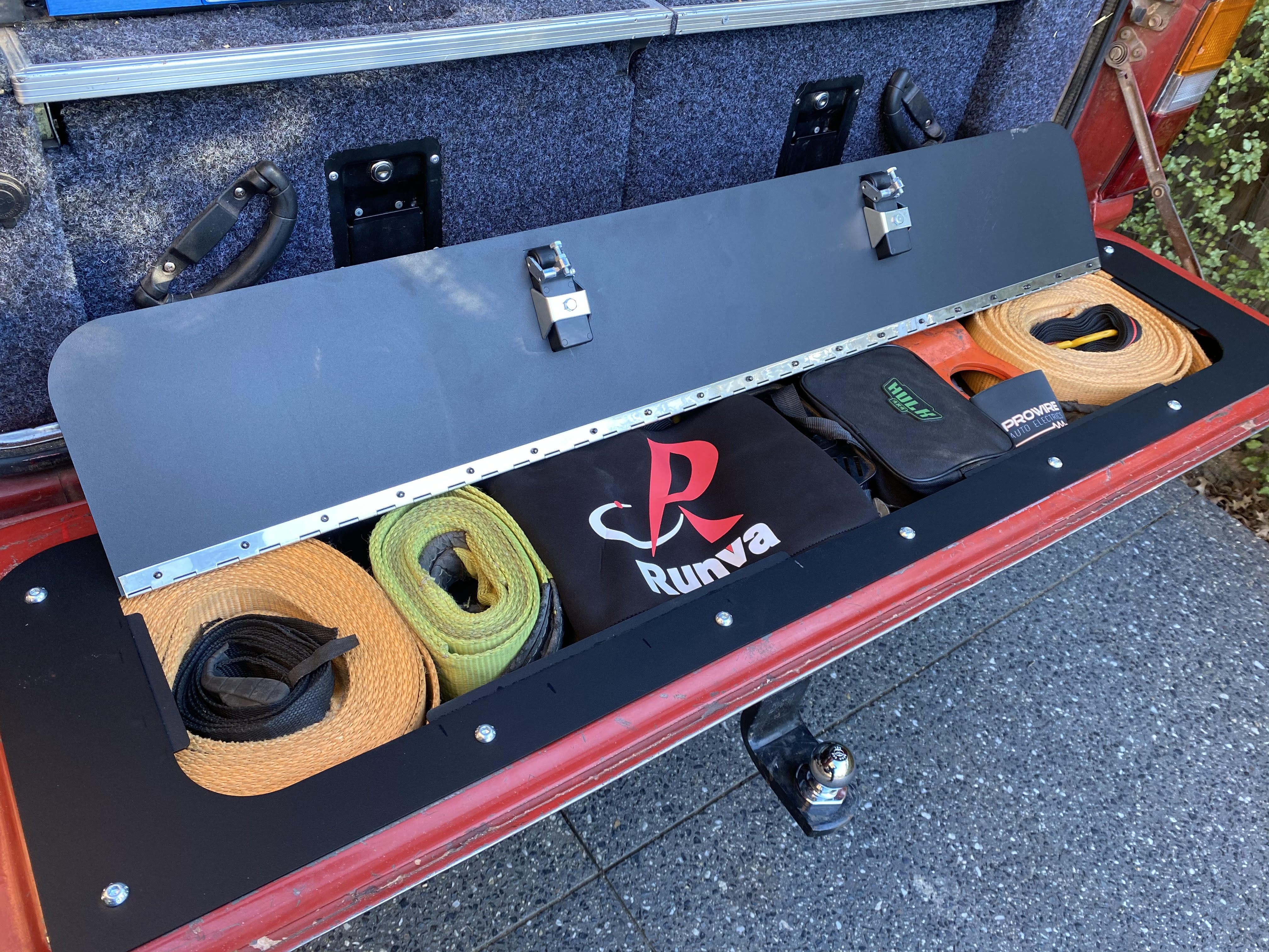 60 Series Land Cruiser tailgate storage mod – HFab-USA