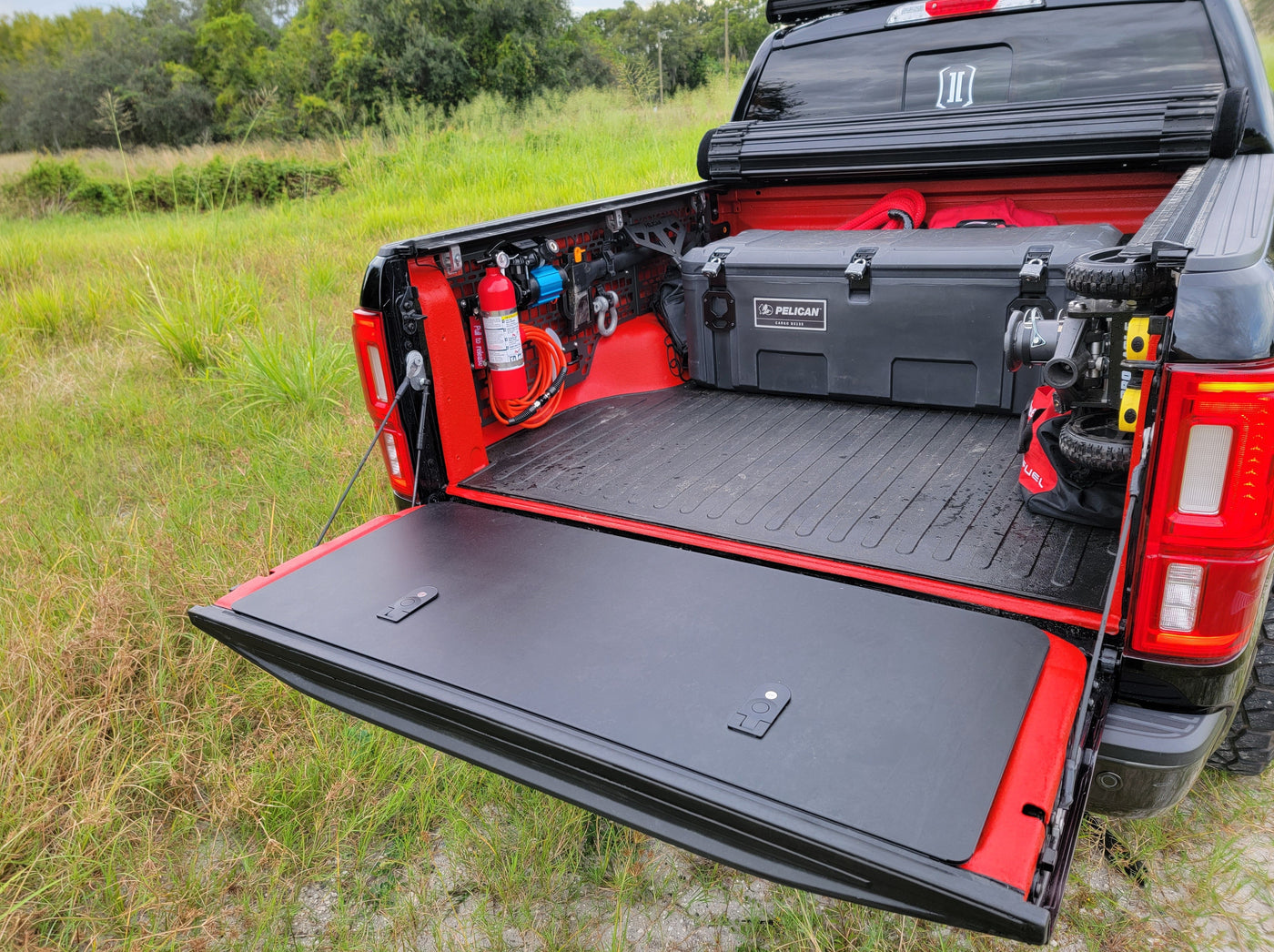 Ford Ranger Tailgate Storage (USA model) T6/T7/T8 2018-2023 Model ...