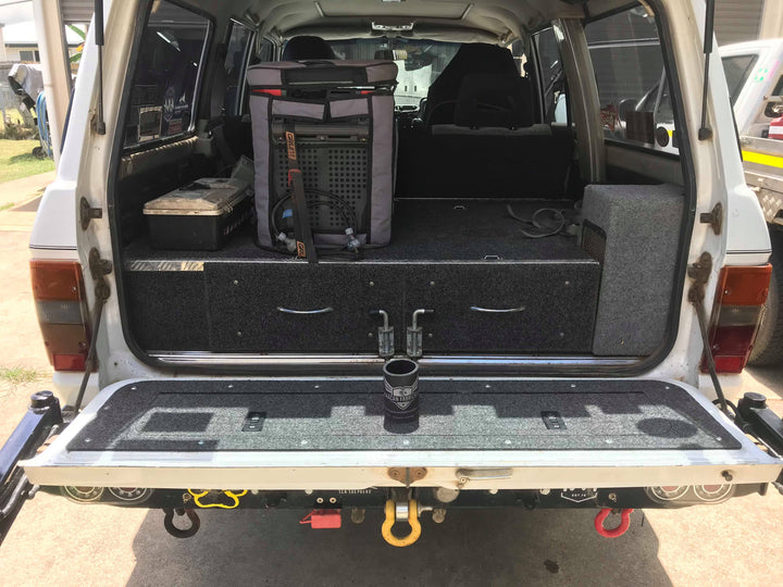 60 Series Land Cruiser tailgate storage mod – HFab-USA