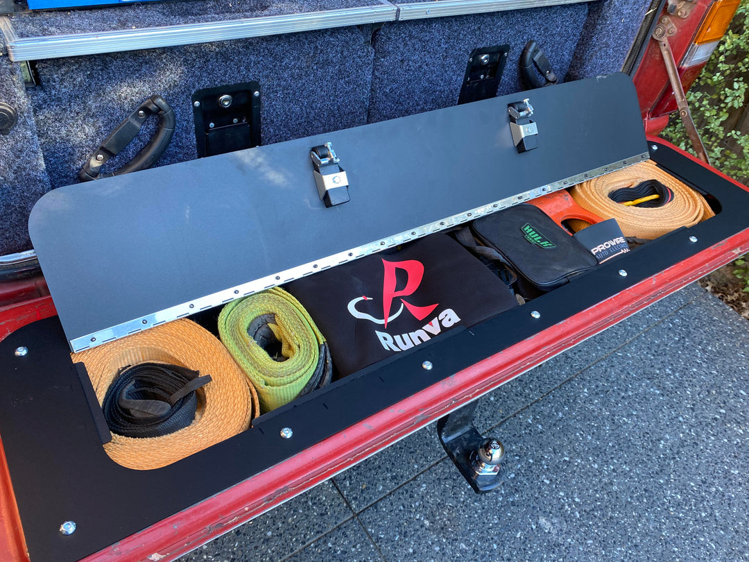 60 Series Land Cruiser tailgate storage mod – HFab-USA