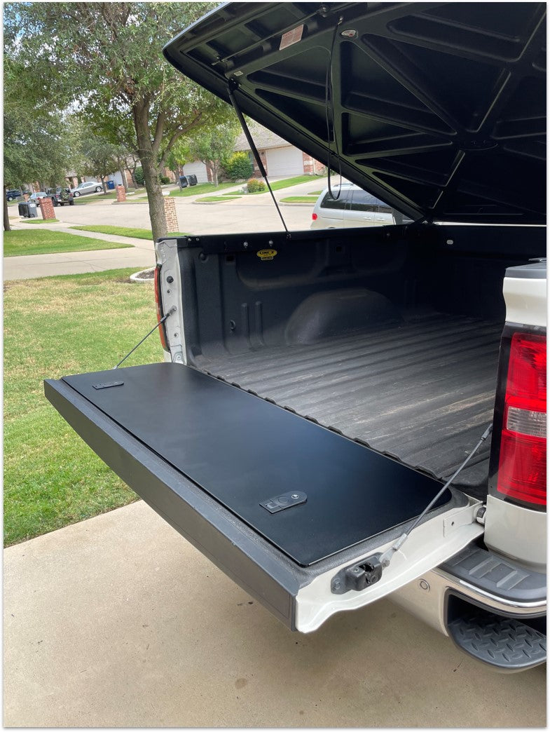Tailgate Storage Rack Chevy Silverado Tailgate Storage – HFab-USA